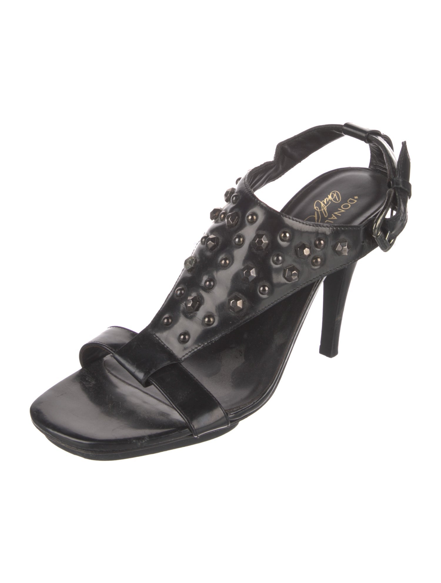 Couture Donald J Pliner Leather Slingback Sandals