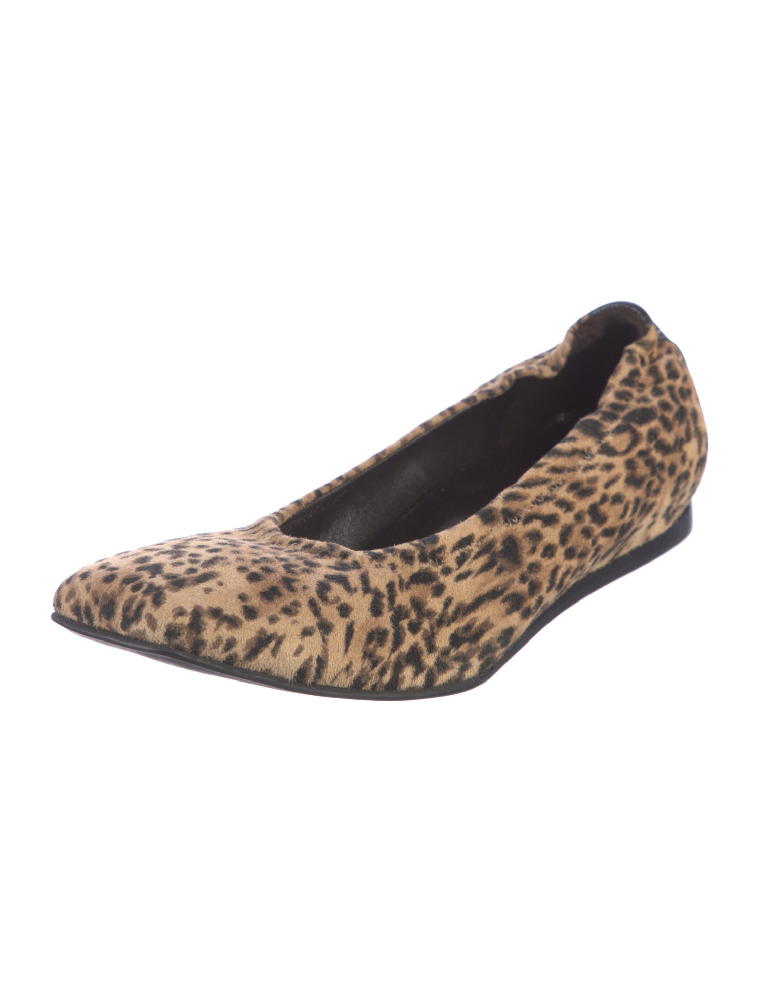 Couture Donald J Pliner Suede Animal Print Flats