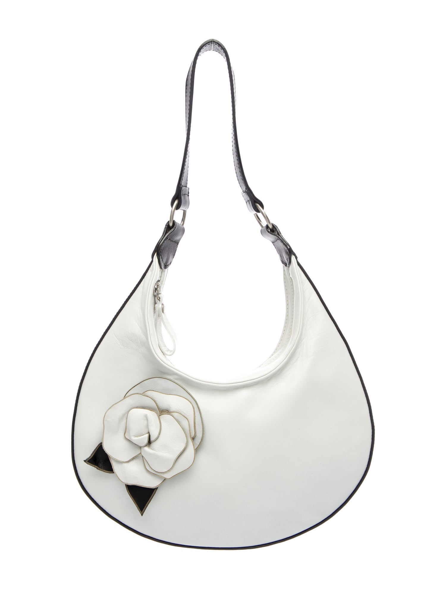 Couture Donald J Pliner Leather Shoulder Bag Vintage