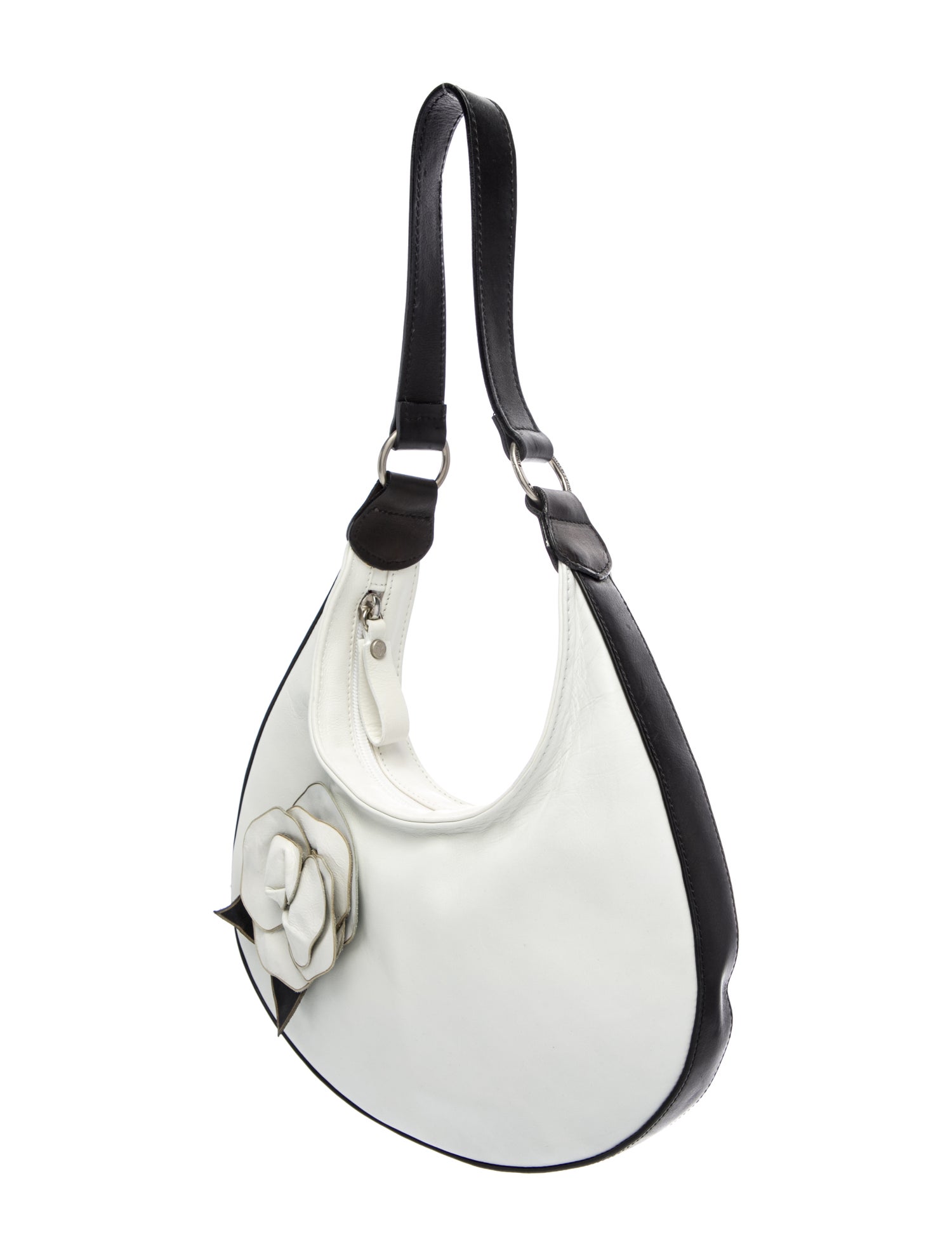 Couture Donald J Pliner Leather Shoulder Bag Vintage