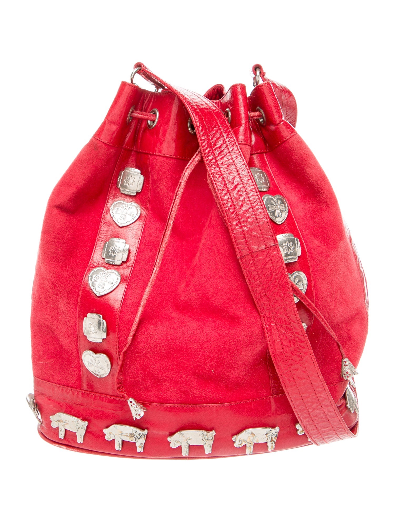 Couture Donald J Pliner Suede Bucket Bag