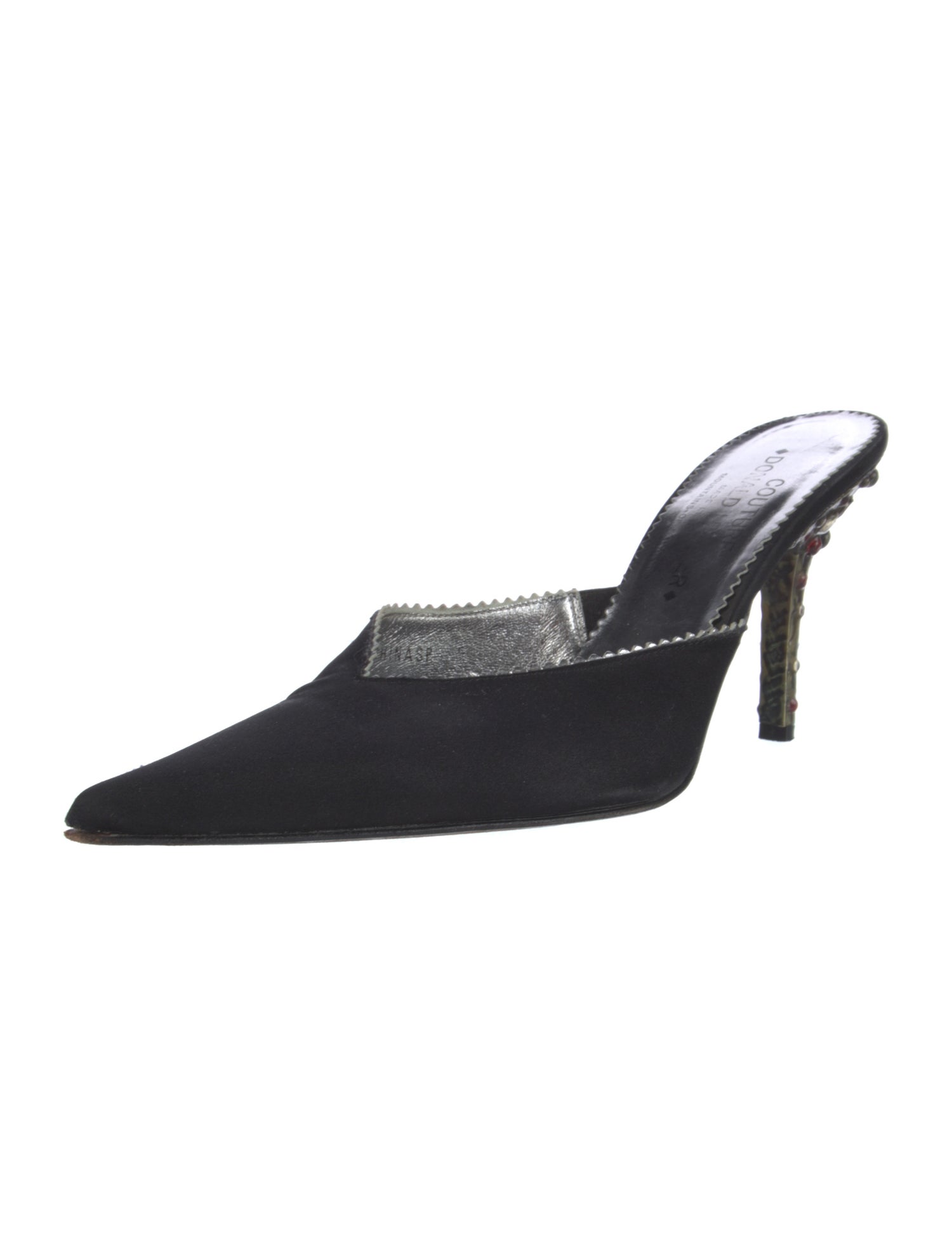 Couture Donald J Pliner Satin Mules