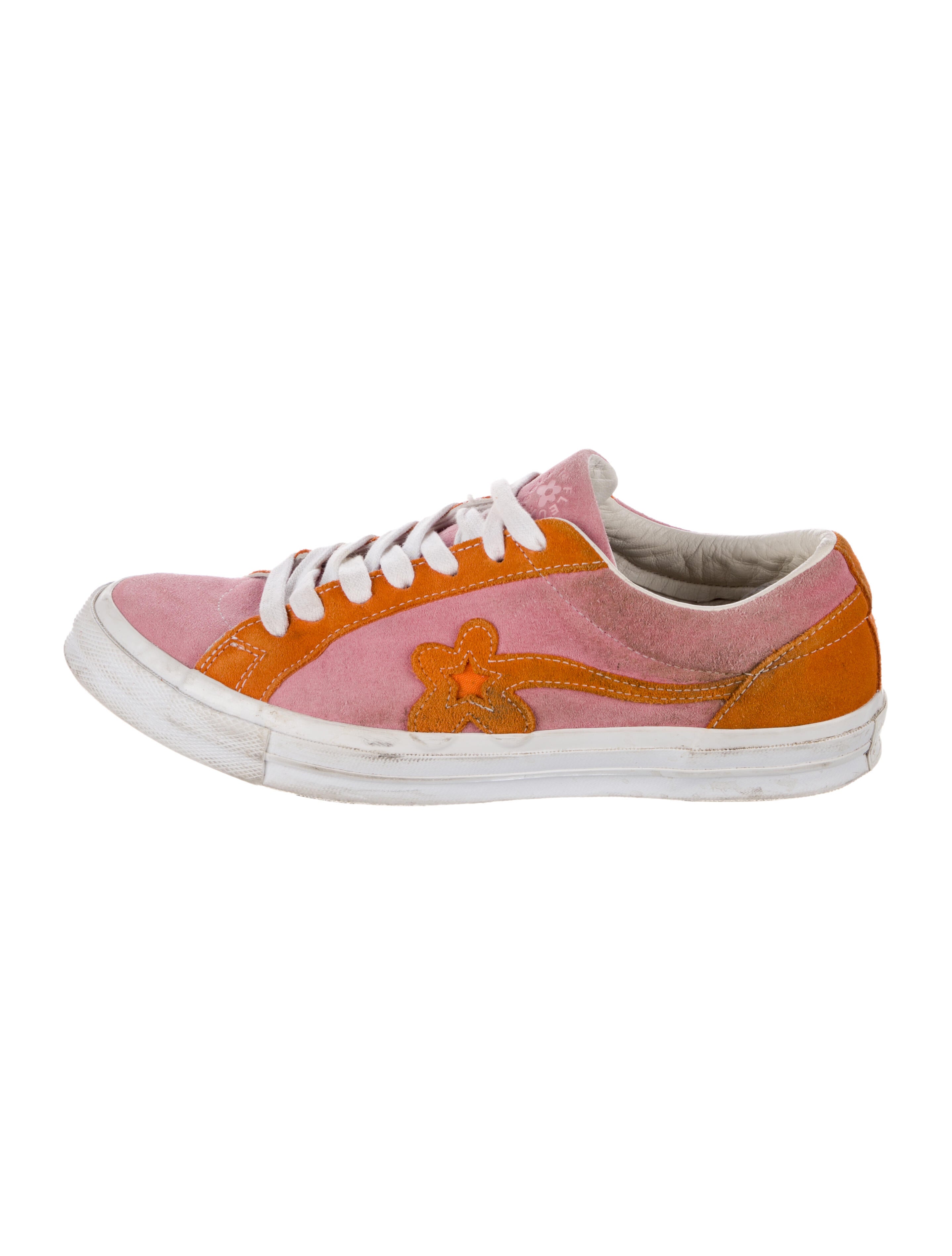 Converse x GOLF le FLEUR Suede Printed Sneakers