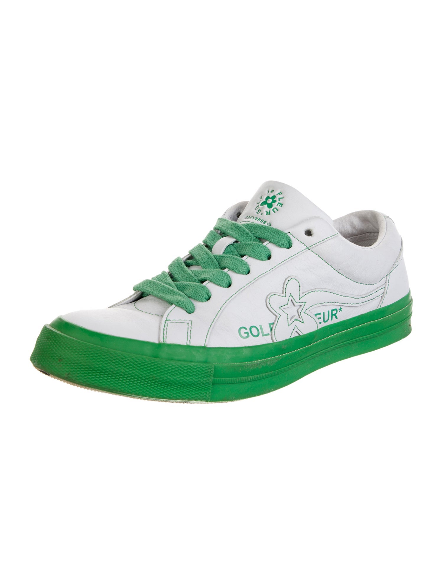 Converse x GOLF le FLEUR Leather Printed Sneakers