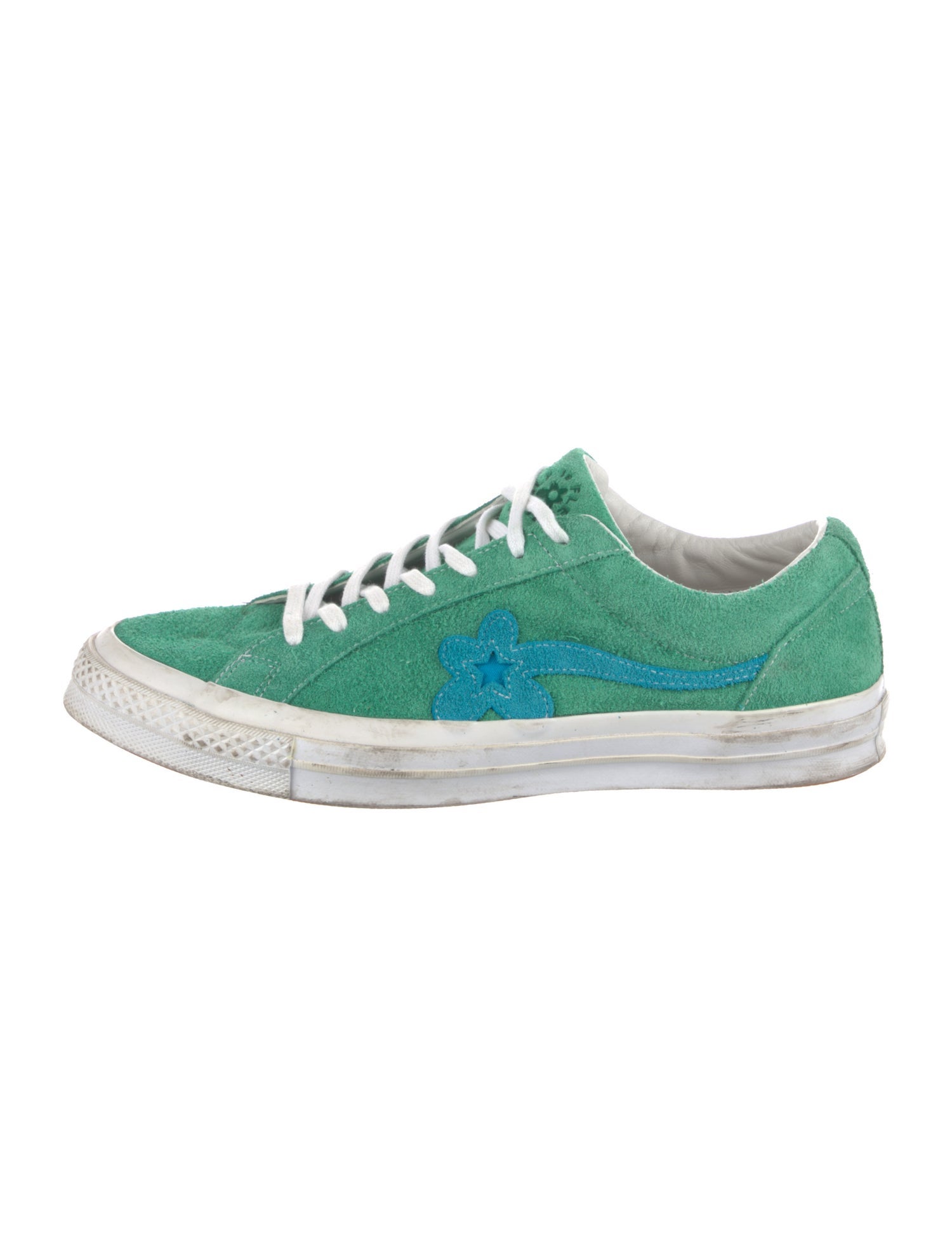 Converse x GOLF le FLEUR Suede Colorblock Pattern Sneakers