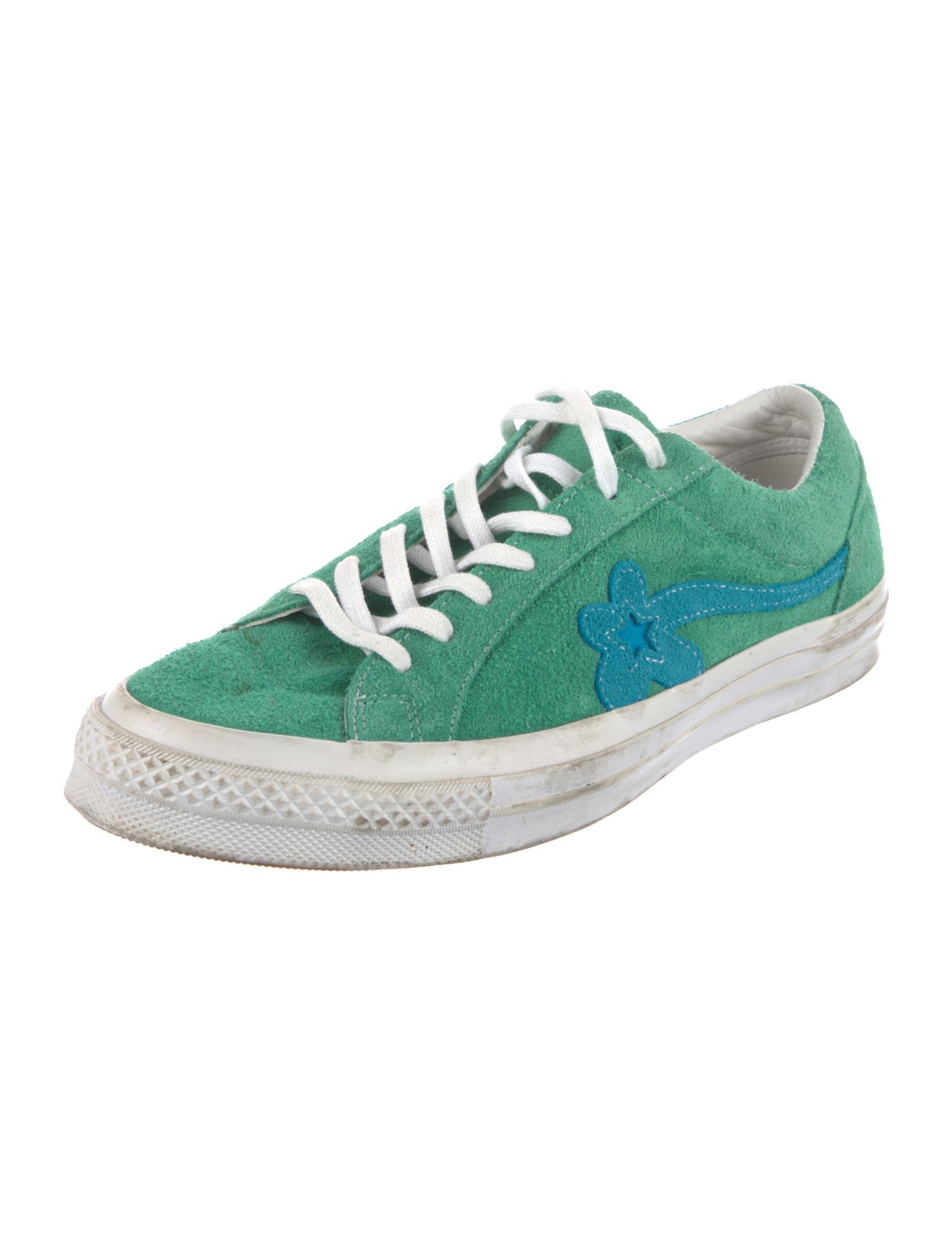 Converse x GOLF le FLEUR Suede Colorblock Pattern Sneakers