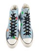 Converse x GOLF le FLEUR Denim Polka Dot Print Sneakers