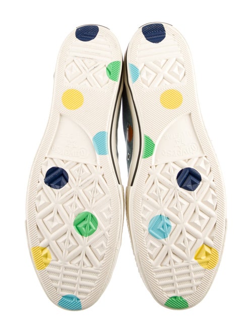 Converse x GOLF le FLEUR Denim Polka Dot Print Sneakers