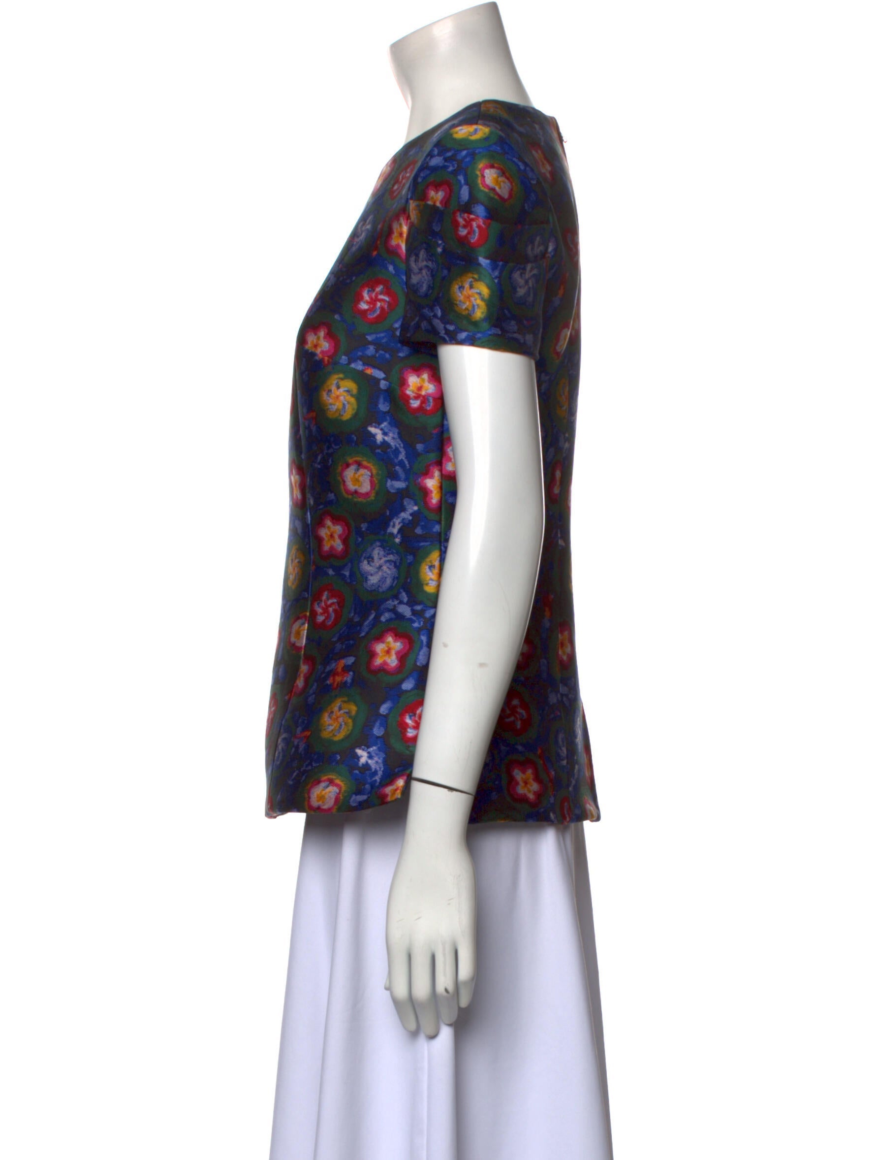 Jonathan Cohen Printed Crew Neck T-Shirt