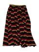 Jonathan Cohen Striped Midi Length Skirt