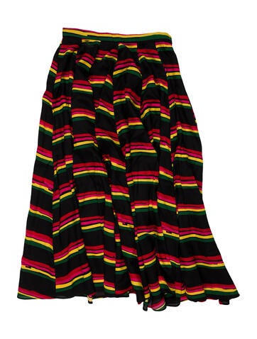 Jonathan Cohen Skirts Striped Midi Length Skirt XS