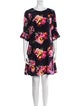Jonathan Cohen Floral Print Mini Dress