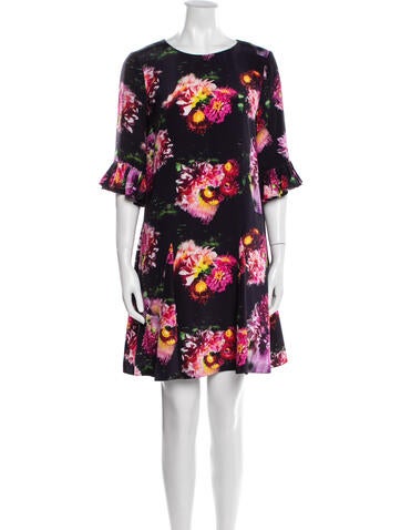 Jonathan Cohen Dresses Floral Print Mini Dress S