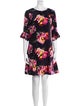 Jonathan Cohen Floral Print Mini Dress