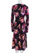 Jonathan Cohen Floral Print Long Dress