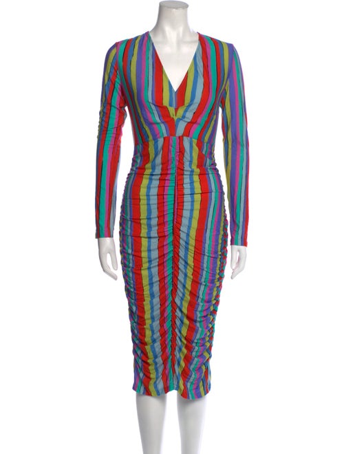 Jonathan Cohen Printed Midi Length Dress