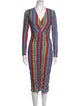 Jonathan Cohen Printed Midi Length Dress