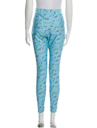 Jonathan Cohen Floral Print Skinny Leg Pants