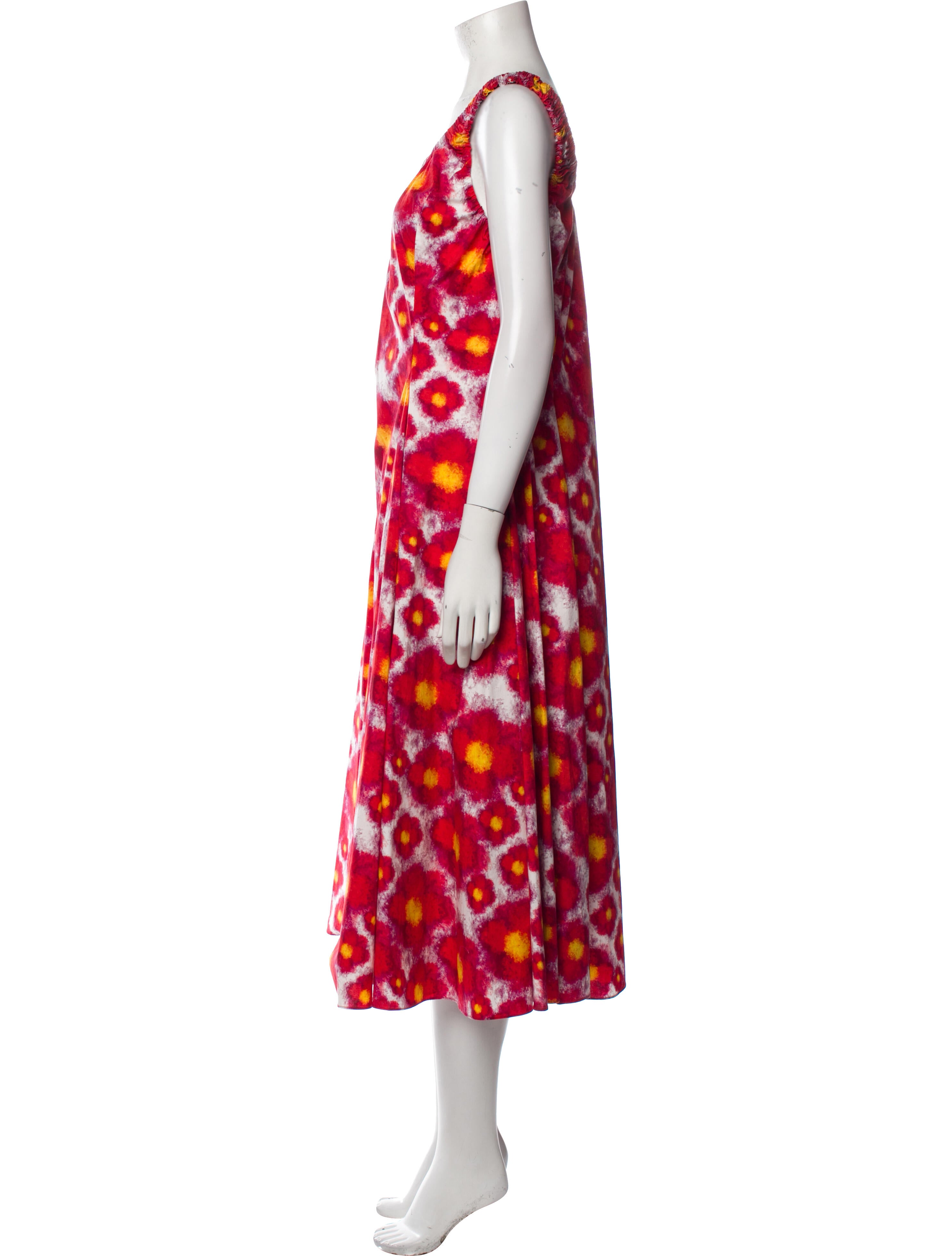 Jonathan Cohen Floral Print Long Dress