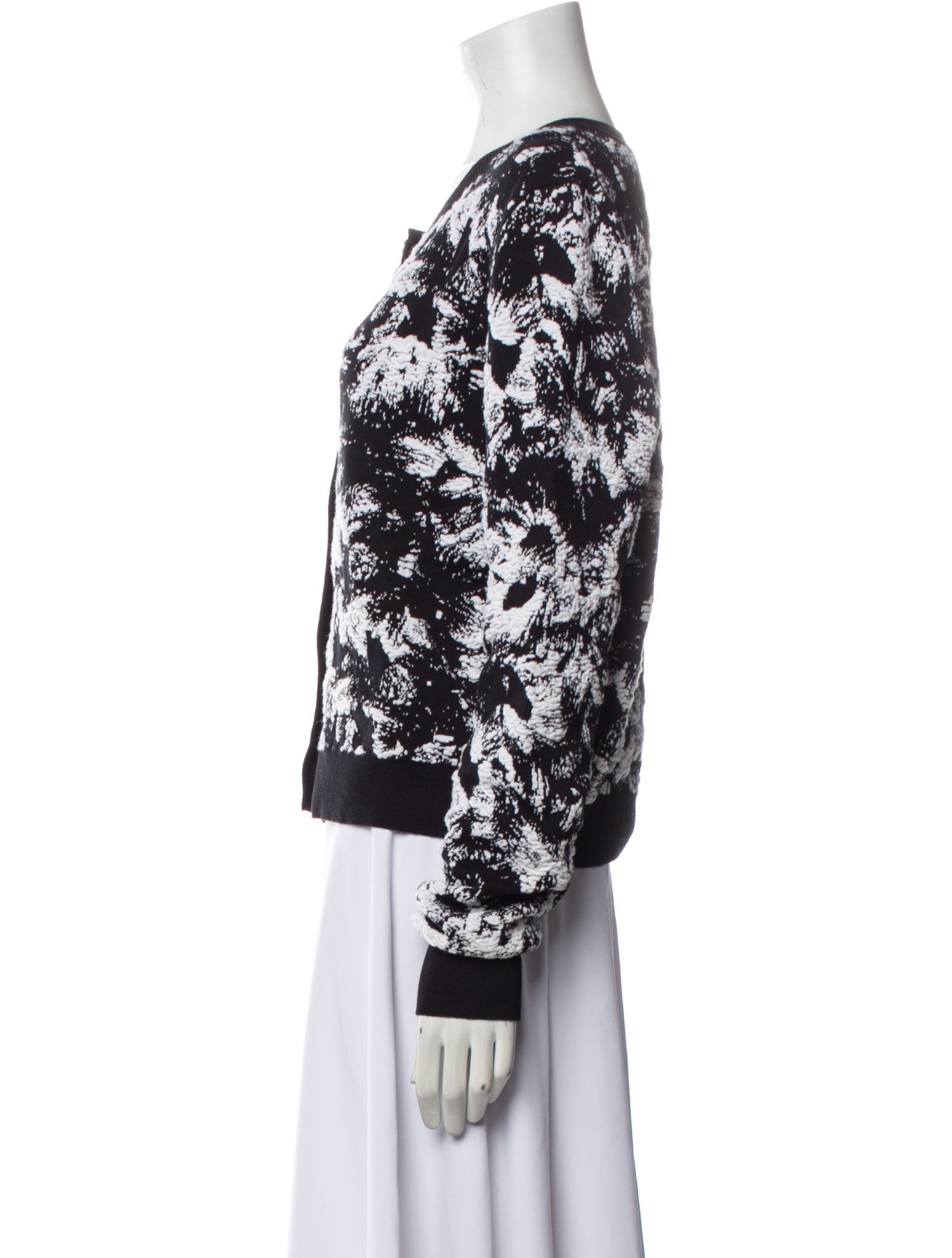 Jonathan Cohen Printed Crew Neck Sweater w/ Tags