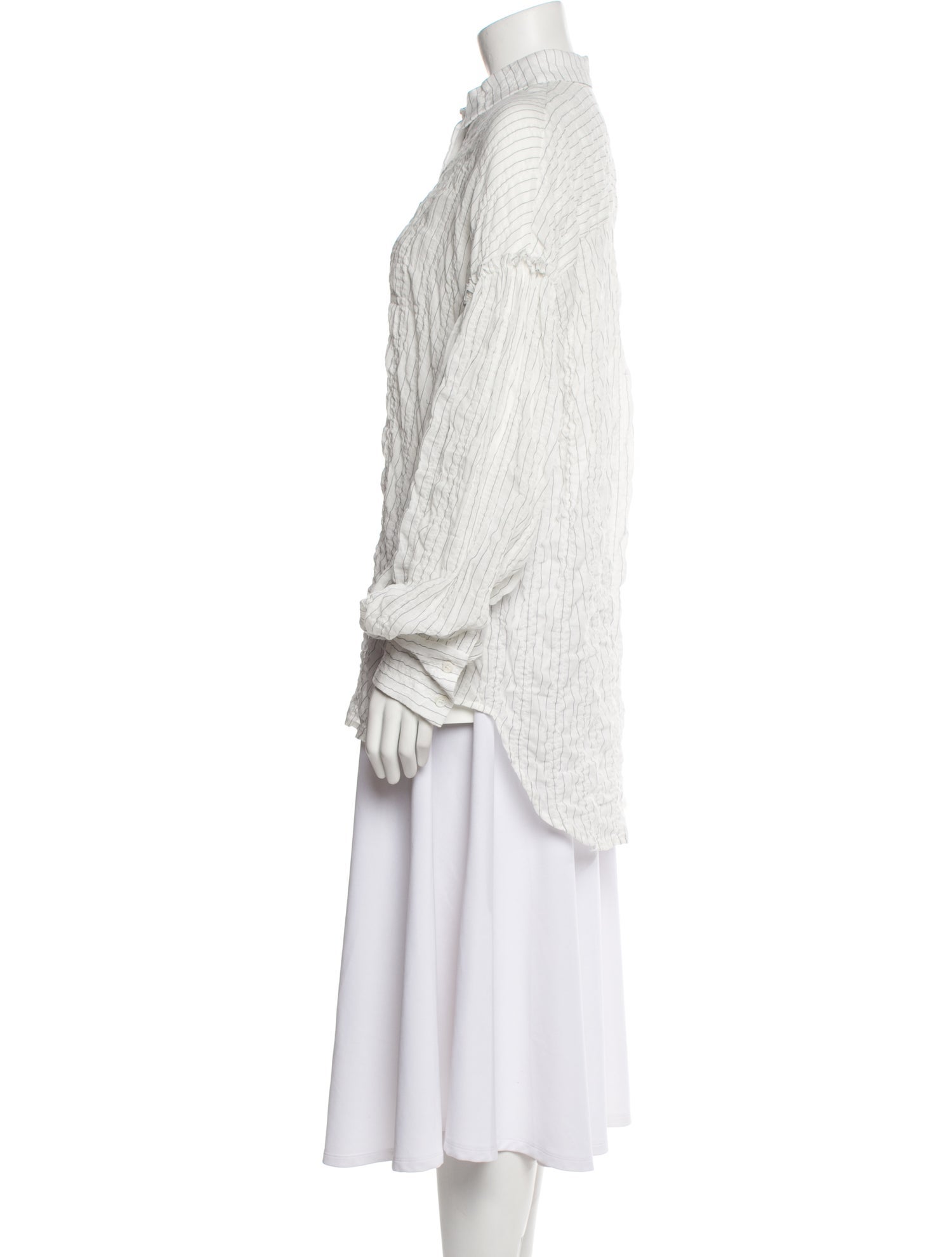 Jonathan Cohen Striped Long Sleeve Tunic