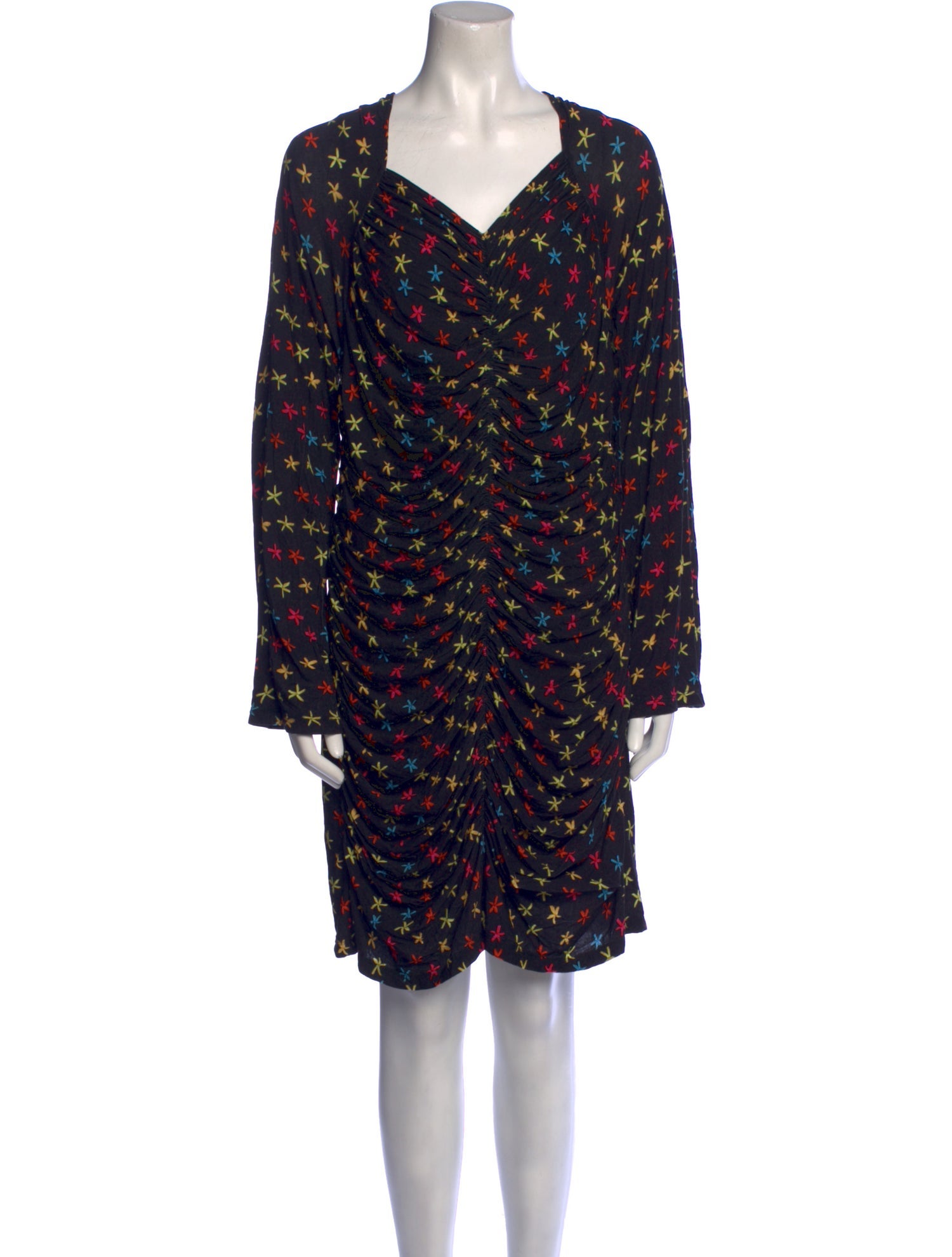 Jonathan Cohen Printed Knee-Length Dress w/ Tags