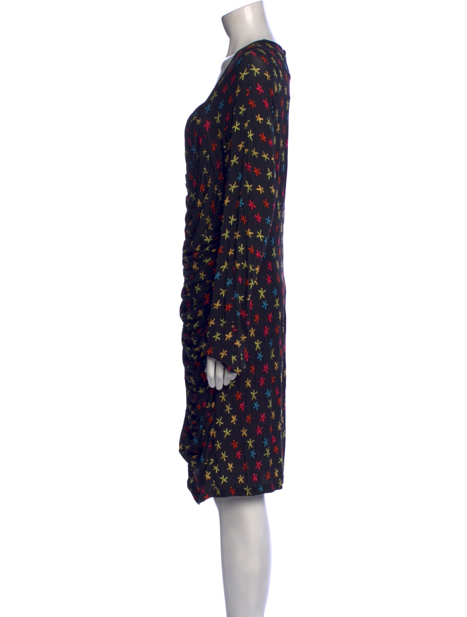 Jonathan Cohen Printed Knee-Length Dress w/ Tags
