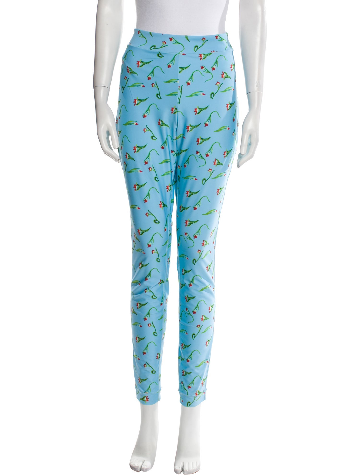 Jonathan Cohen Floral Print Skinny Leg Pants