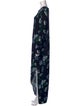 Jonathan Cohen Floral Print Midi Length Dress
