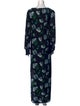 Jonathan Cohen Floral Print Midi Length Dress