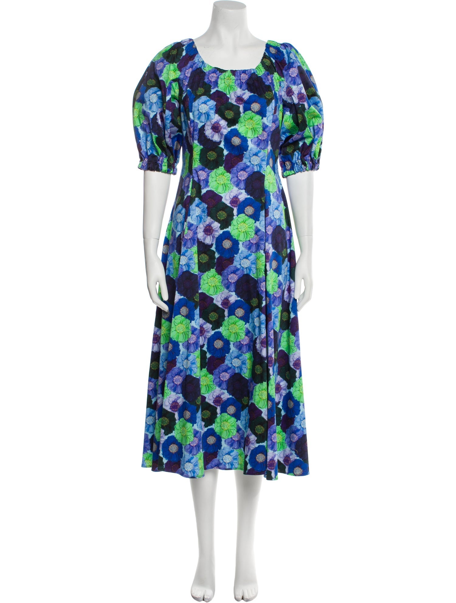 Jonathan Cohen Floral Print Long Dress