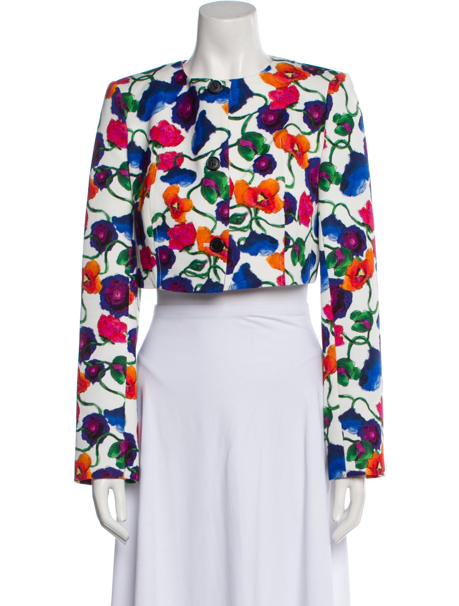 Jonathan Cohen Floral Print Bolero