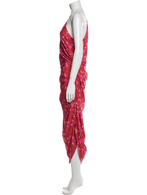 Jonathan Cohen Floral Print Long Dress