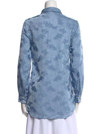 Jonathan Cohen Long Sleeve Button-Up Top
