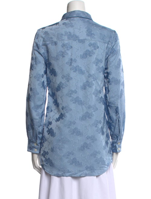 Jonathan Cohen Long Sleeve Button-Up Top