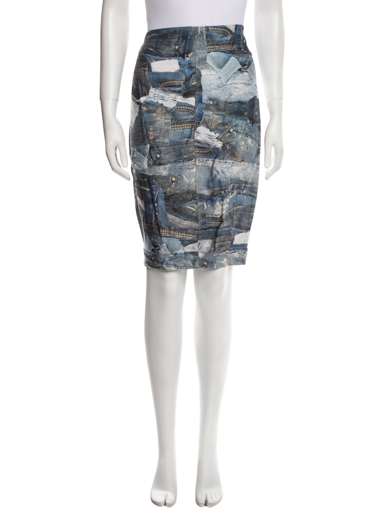Jonathan Cohen Printed Knee-Length Skirt