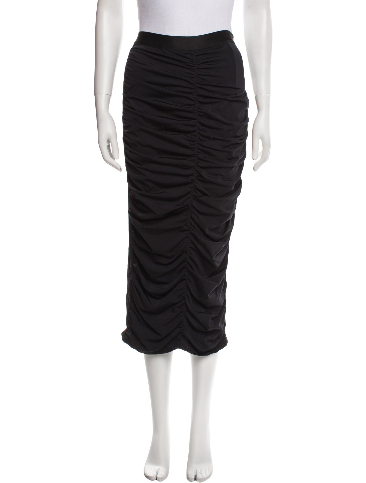 Jonathan Cohen Pleated Accents Midi Length Skirt