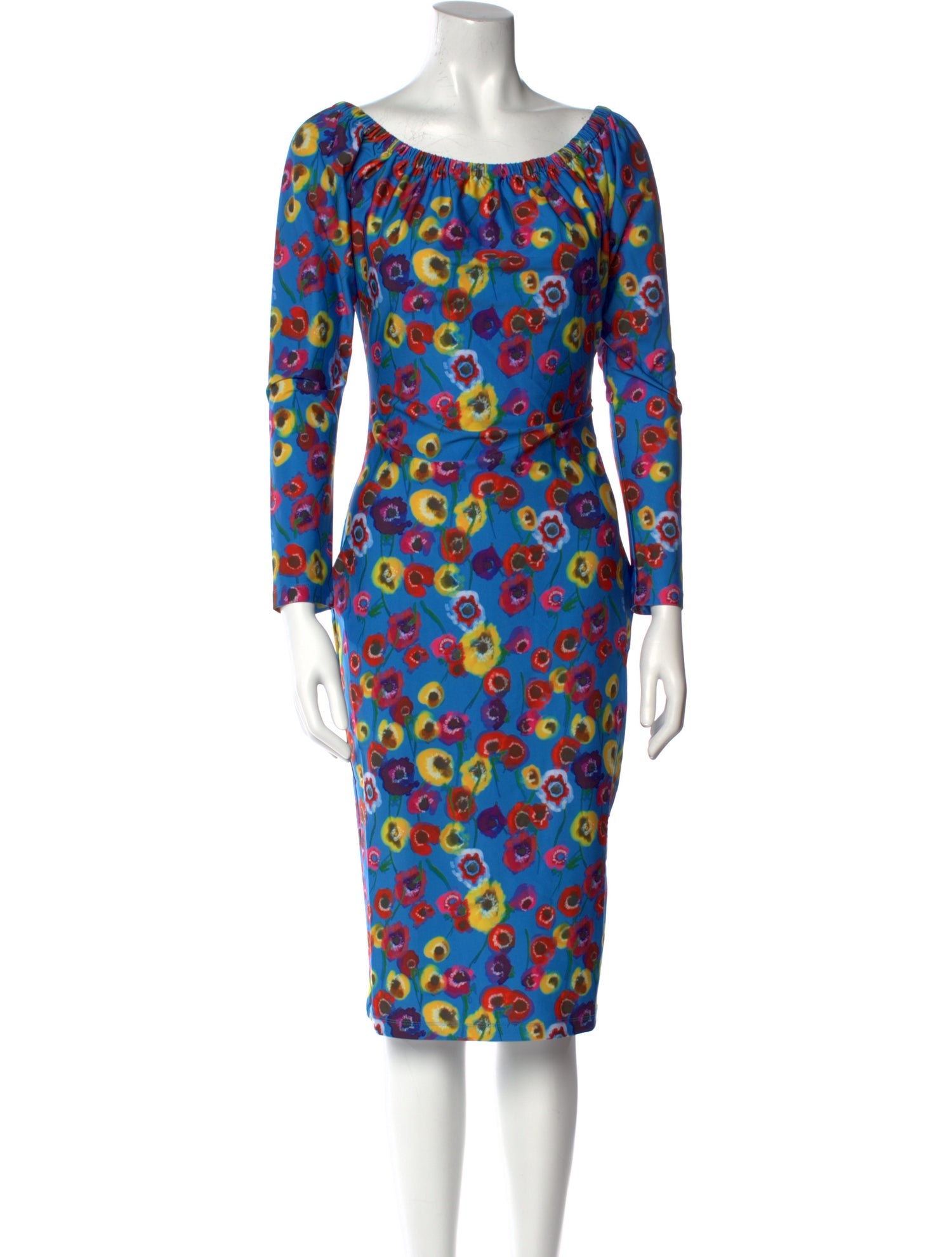 Jonathan Cohen Printed Midi Length Dress w/ Tags