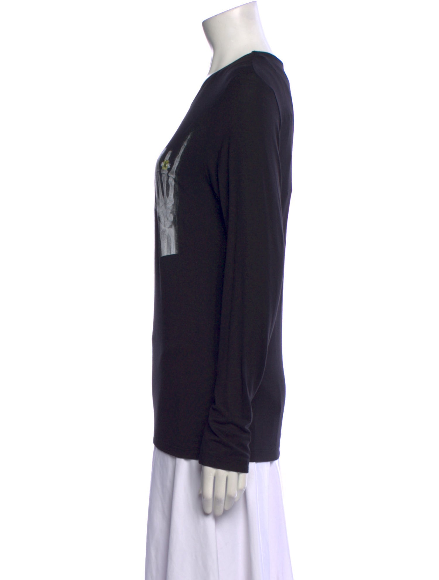 Jonathan Cohen Graphic Print Crew Neck Sweatshirt w/ Tags