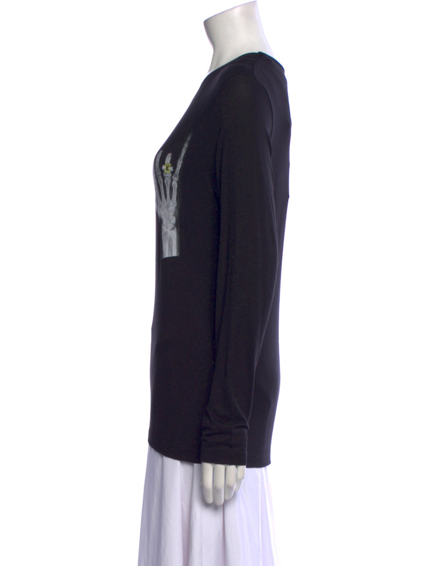 Jonathan Cohen Graphic Print Crew Neck Sweatshirt w/ Tags