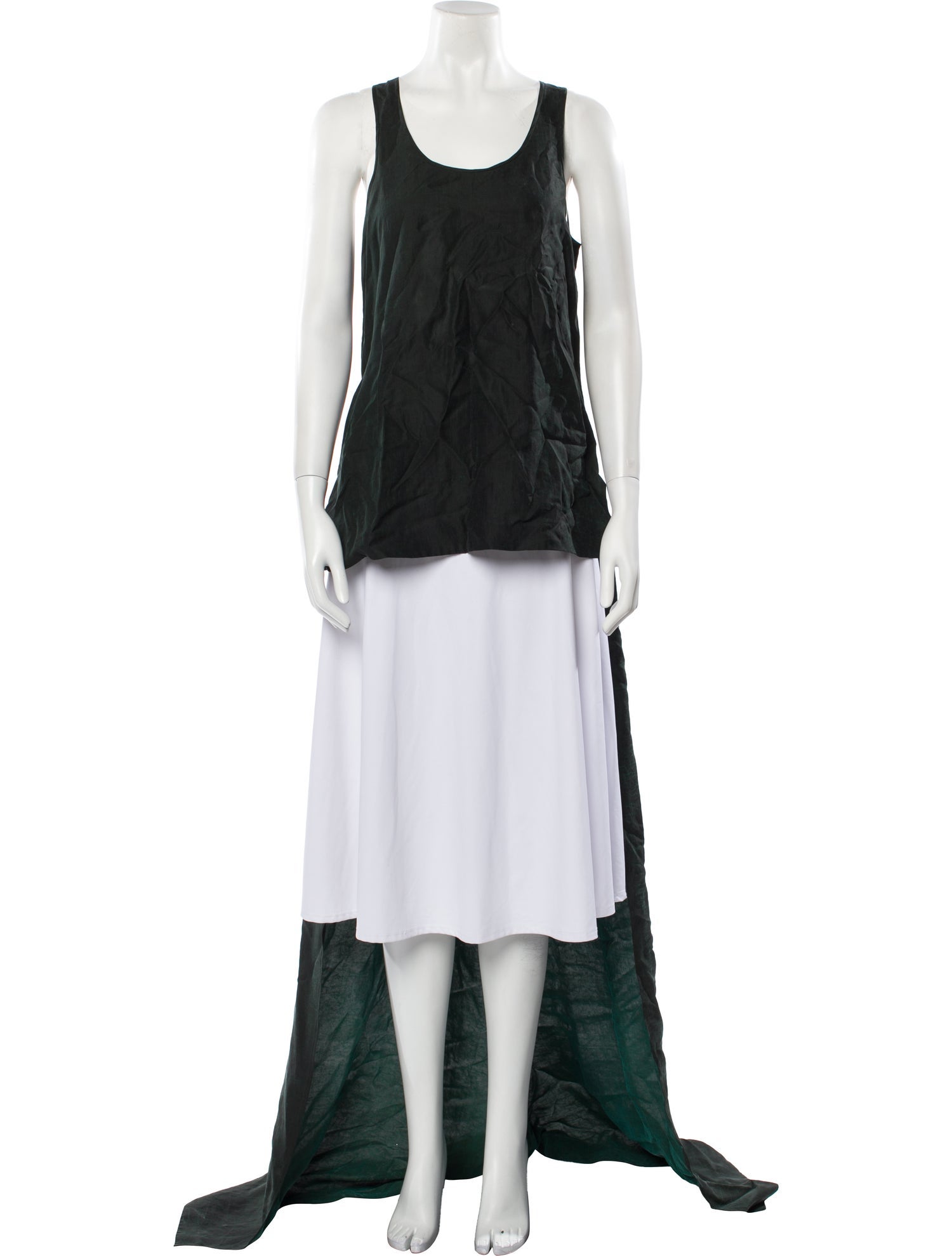 Jonathan Cohen Scoop Neck Sleeveless Tunic