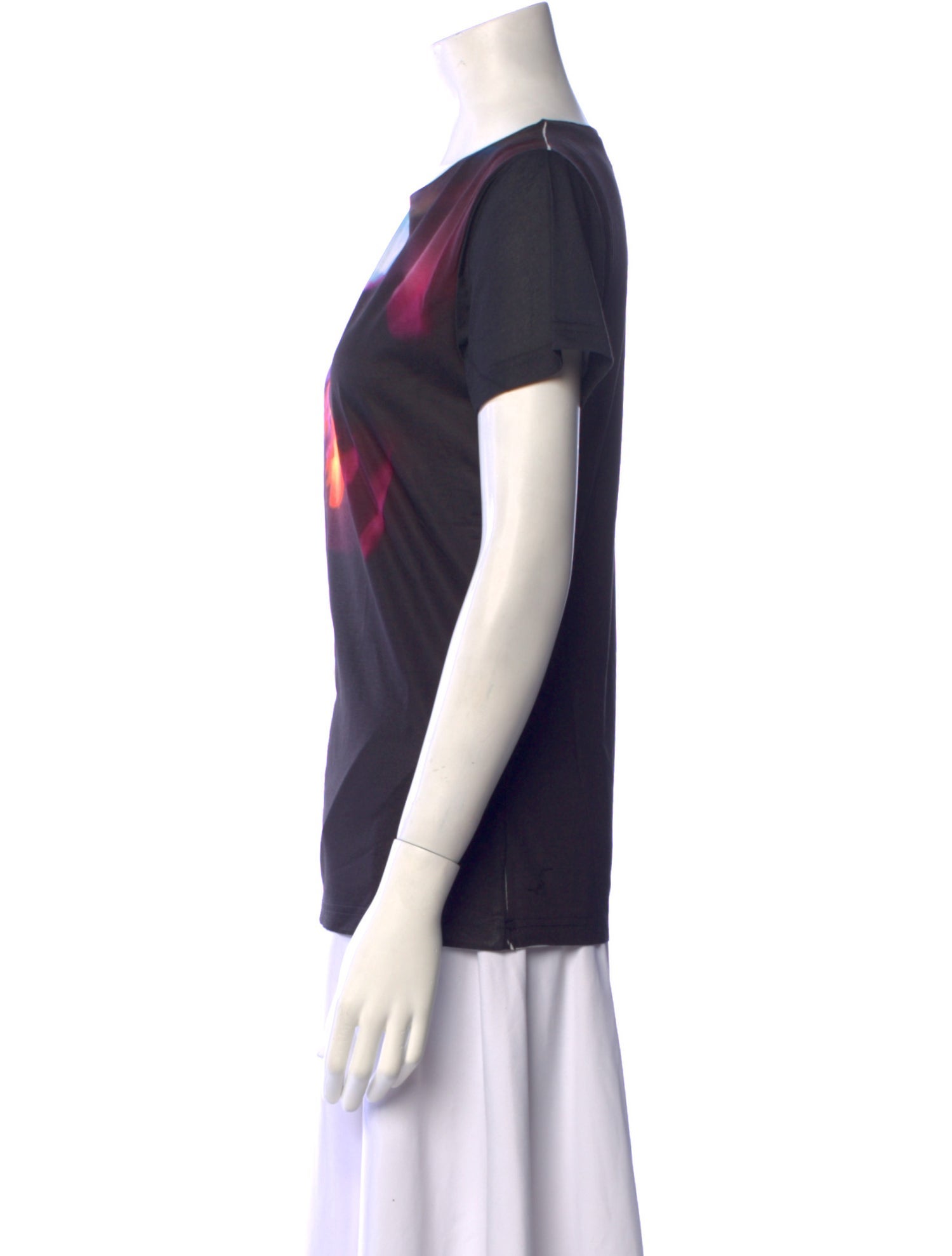 Jonathan Cohen Printed Scoop Neck T-Shirt w/ Tags