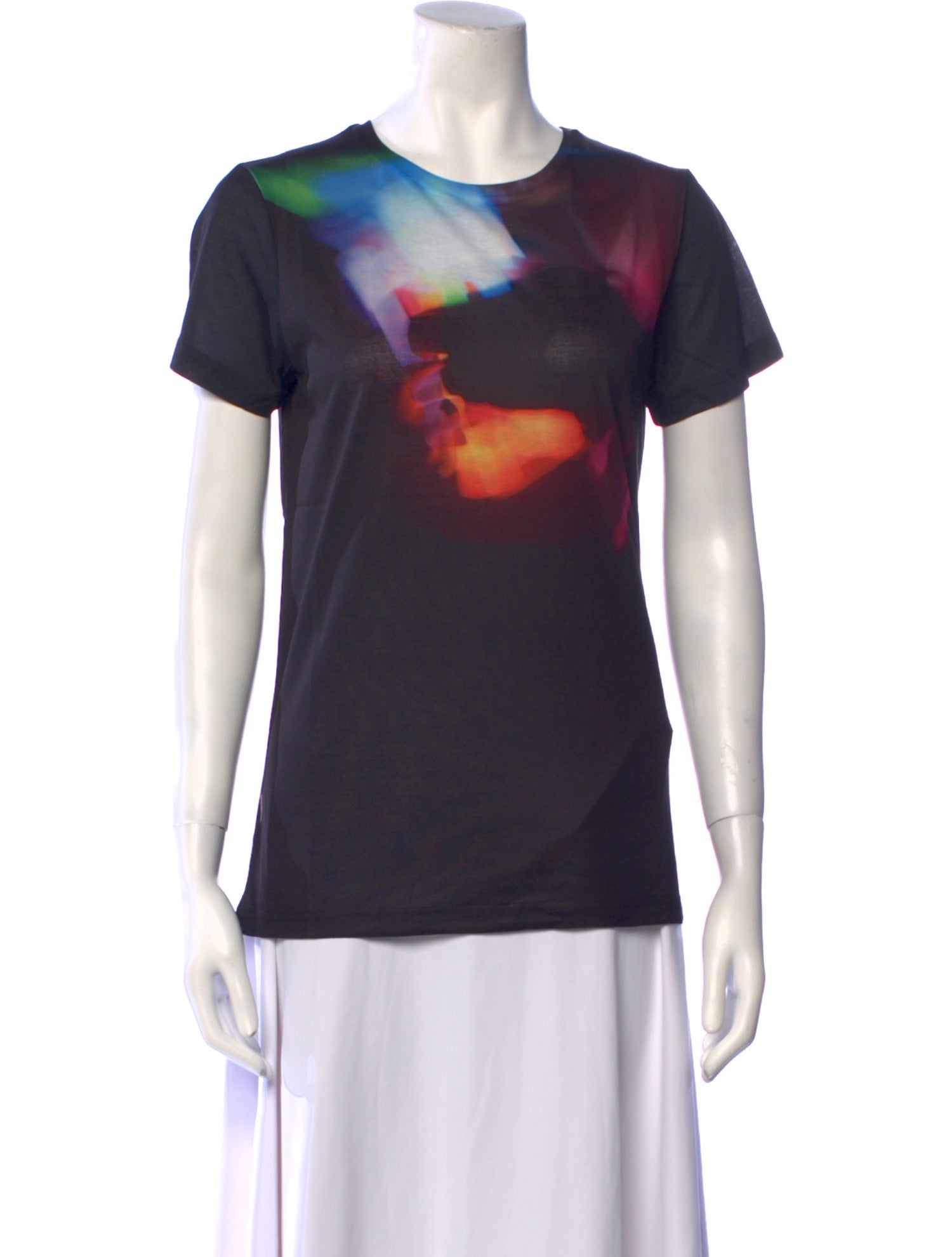 Jonathan Cohen Graphic Print Crew Neck T-Shirt w/ Tags