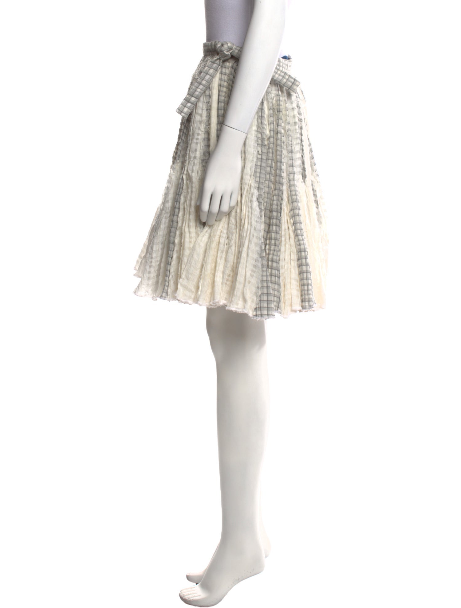 Jonathan Cohen Plaid Print Knee-Length Skirt