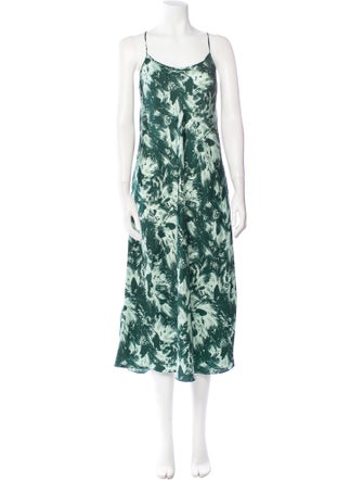 Jonathan Cohen Silk Long Dress