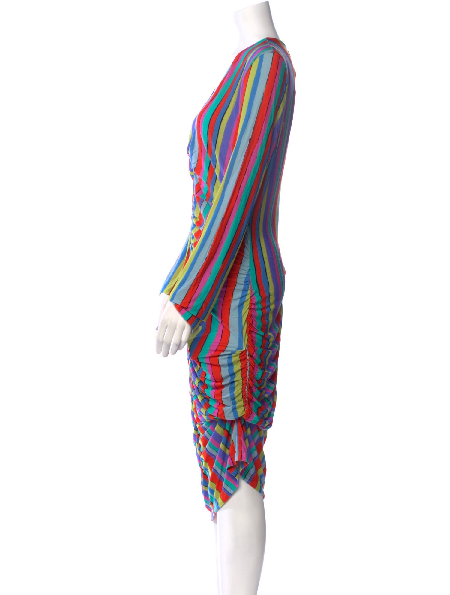 Jonathan Cohen Striped Midi Length Dress w/ Tags