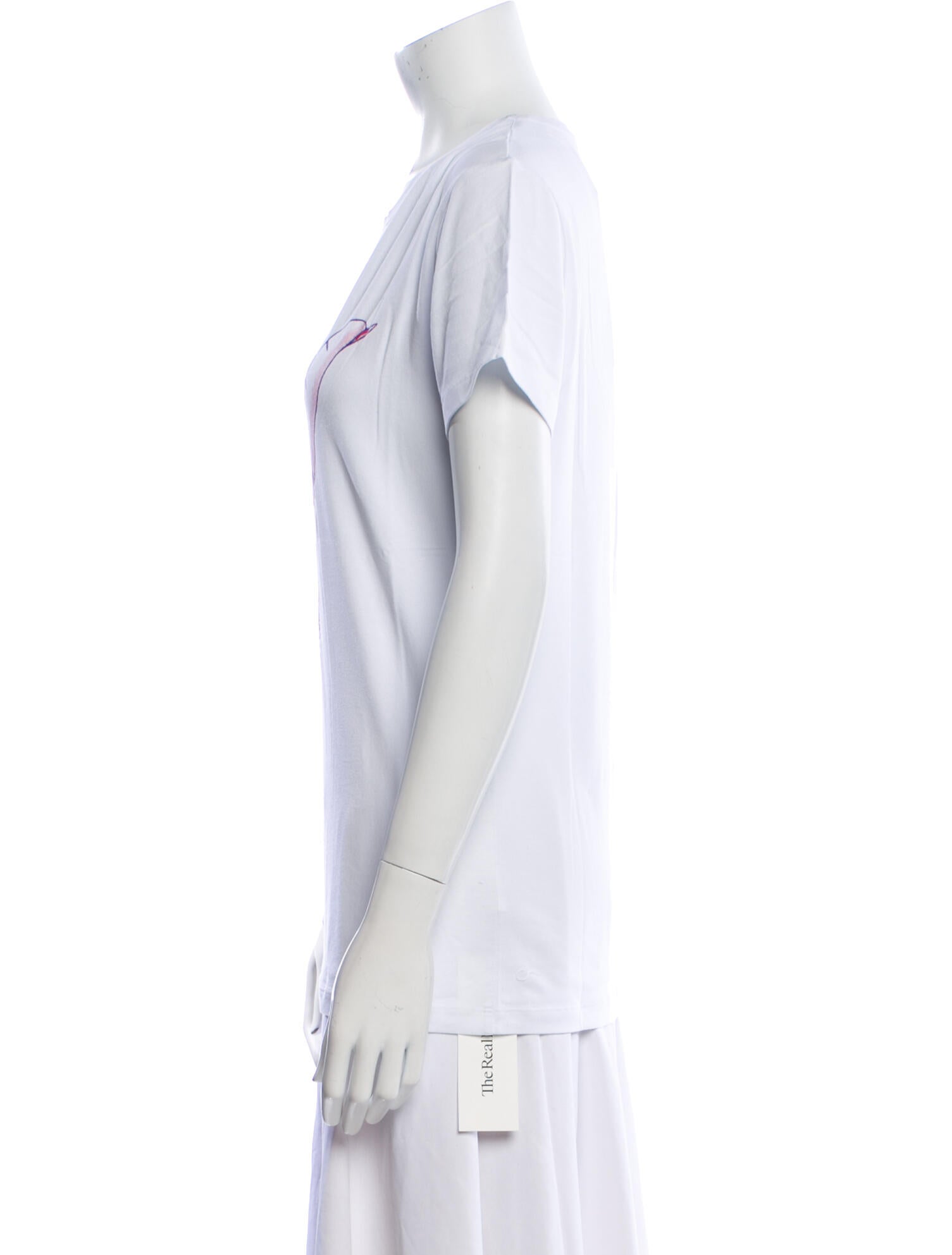 Jonathan Cohen Graphic Print Crew Neck T-Shirt w/ Tags