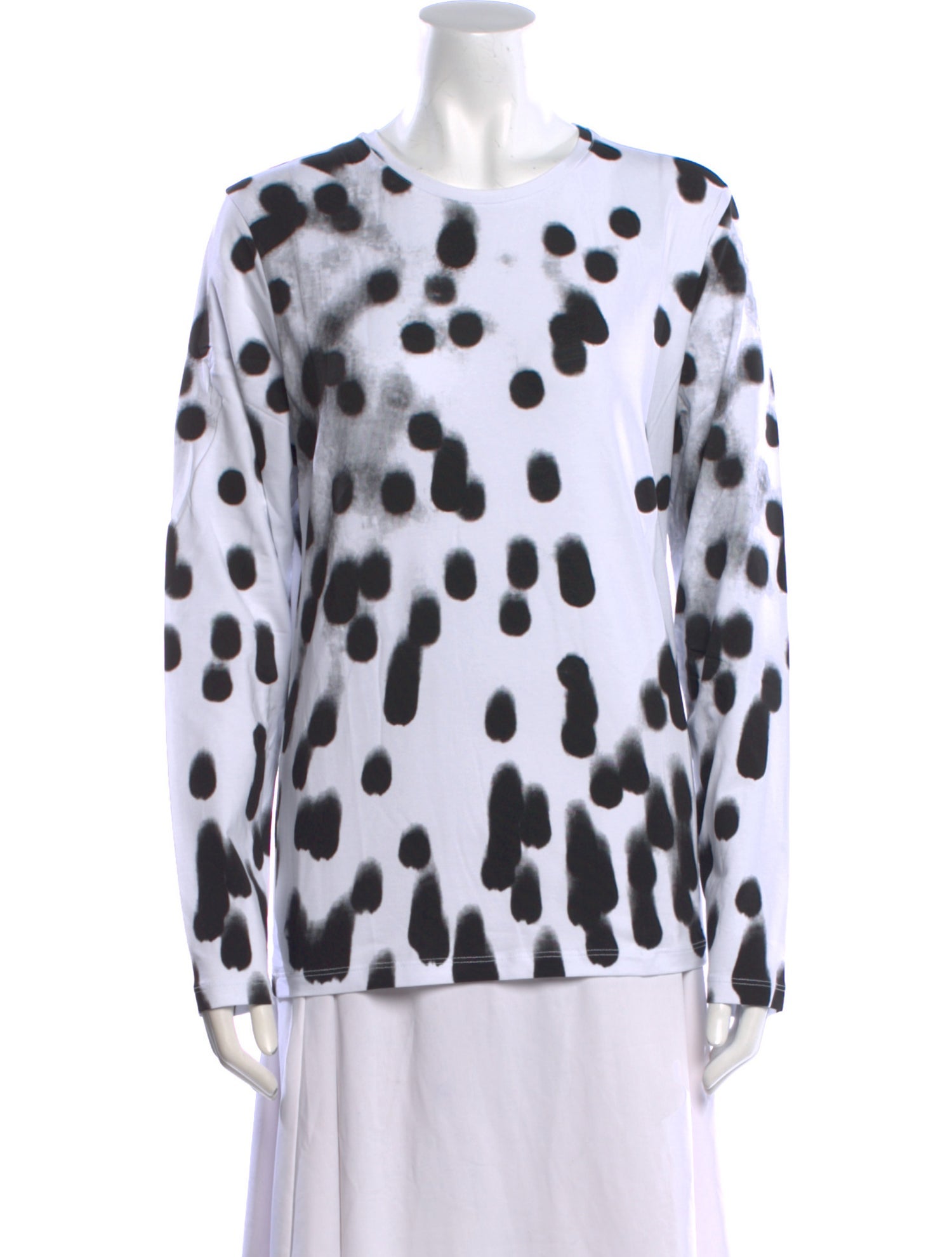 Jonathan Cohen Polka Dot Print Crew Neck Sweatshirt w/ Tags