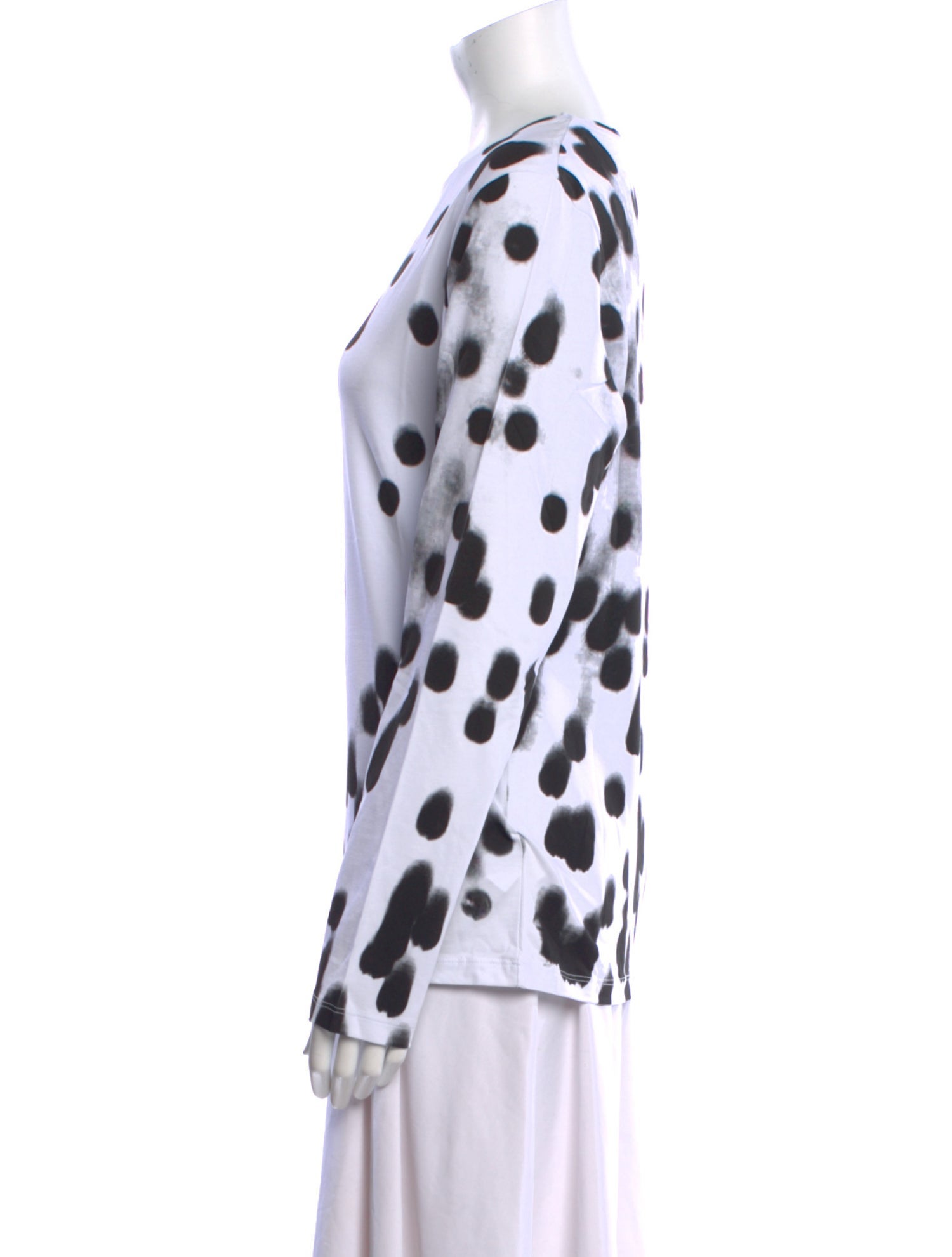 Jonathan Cohen Polka Dot Print Crew Neck Sweatshirt w/ Tags