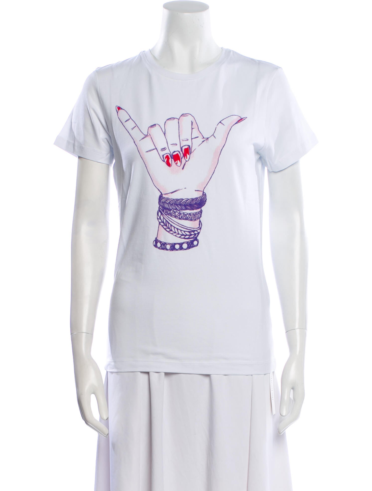 Jonathan Cohen Graphic Print Crew Neck T-Shirt